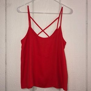 A&F coral top